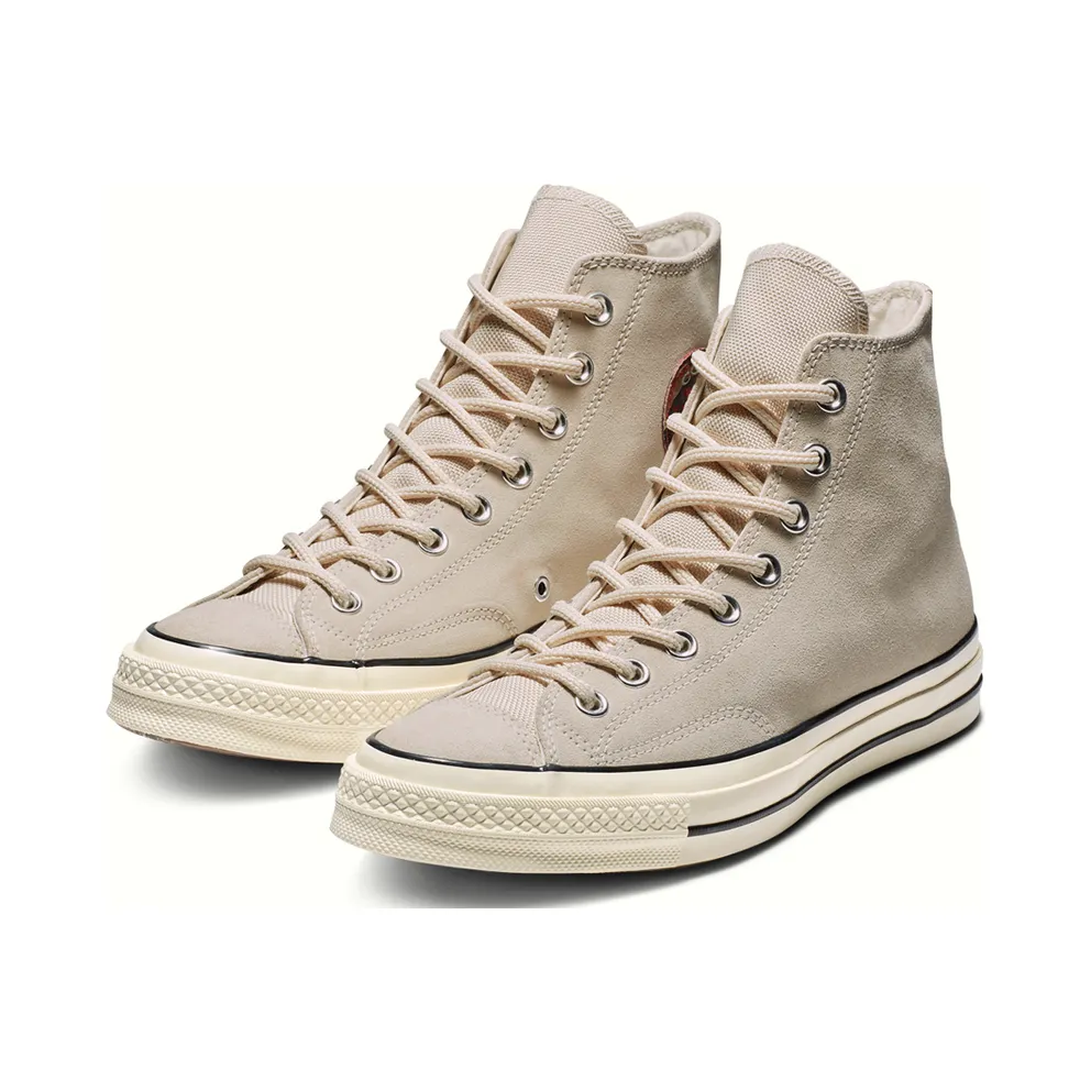 Converse Chuck Taylor All-Star 70s Hi Suede Pack Natural Ivory Natural Ivory/Black-Egret (162372C)