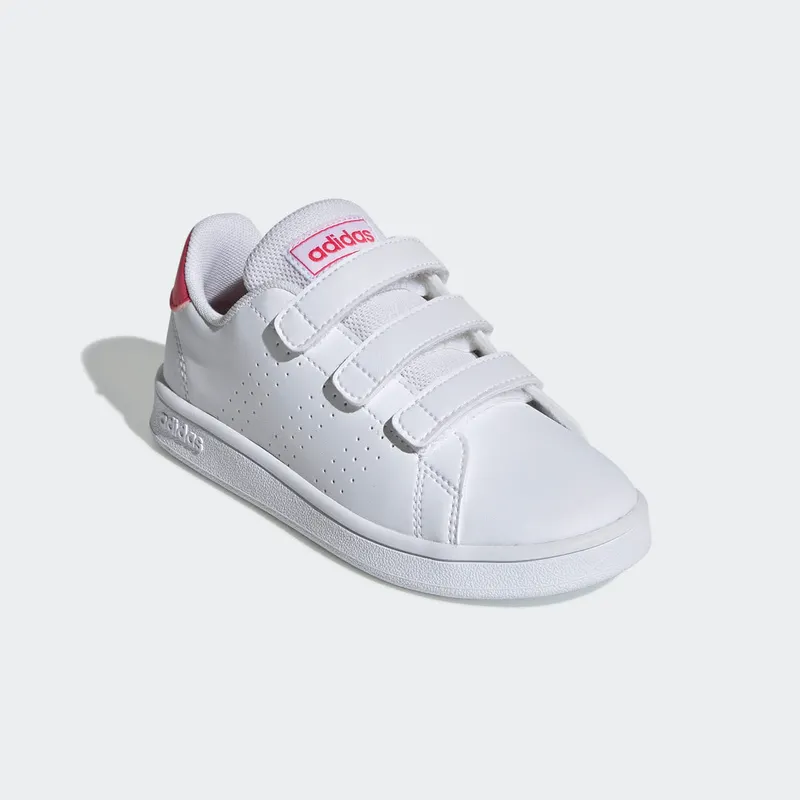 Adidas Advantage Cloud White / Real Pink / Cloud White (EF0221)