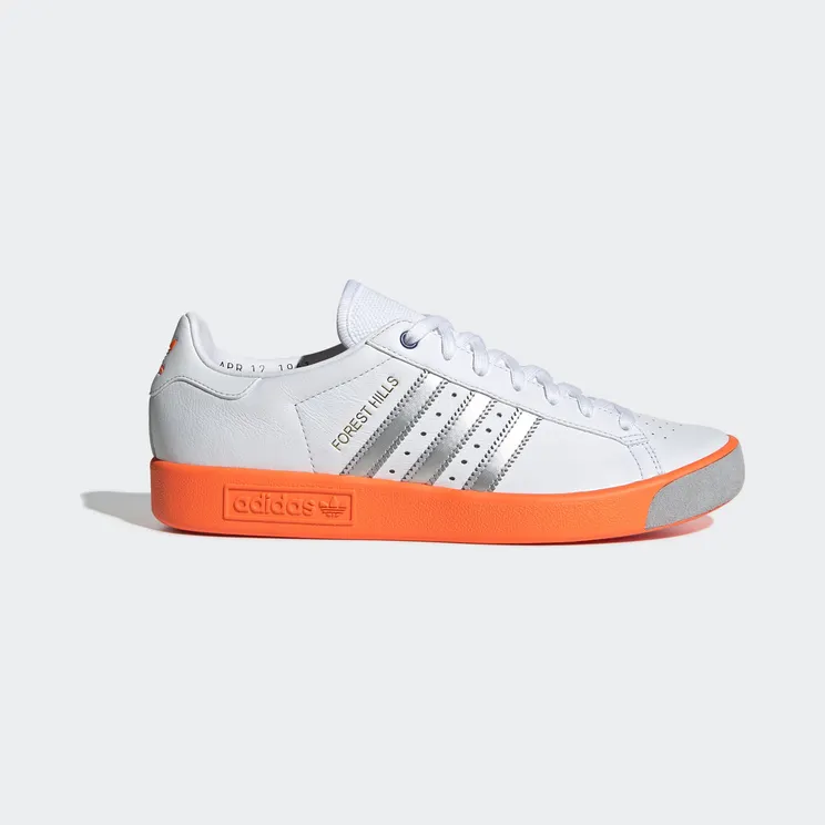 adidas Forest Hills White Silver Orange