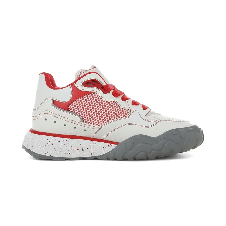 Alexander McQueen Court Trainer White Red (705122 WIBI5 9937)