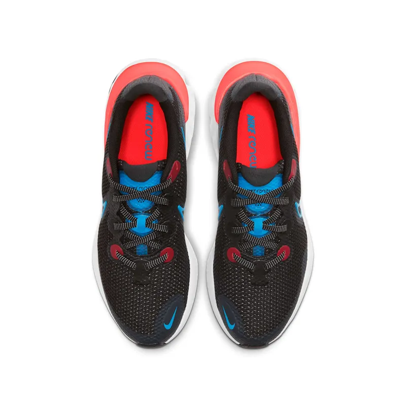 Nike Renew Run Black Laser Blue (GS) Black/Laser Crimson/Dark Smoke (CT1430-090)