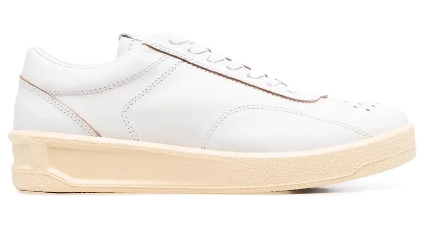 Jil Sander Low-top met logo “White” (J15WS0008P2644)