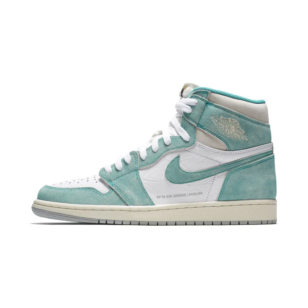 Air Jordan Nike AJ I 1 Retro High OG ‘Flight Nostalgia’ Turbo Green (2019) (555088-311)