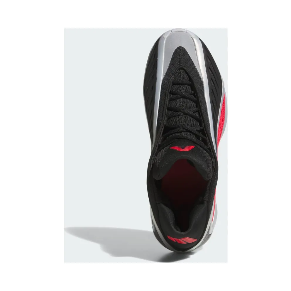 Adidas Anthony Edwards 2 Silver Metallic / Pure Ruby / Core Black (JQ9497)