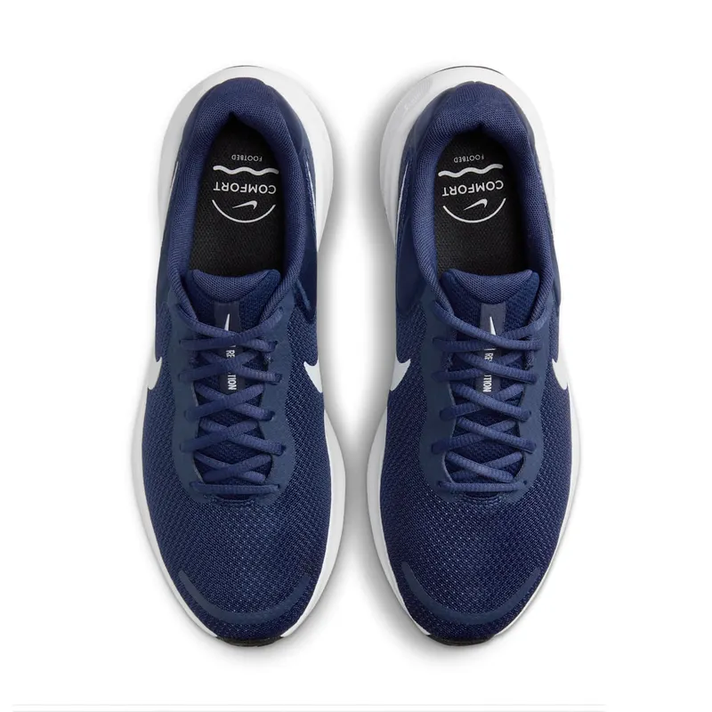 Nike Revolution 7 Midnight Navy Black White Pure Platinum (FB2207-400)