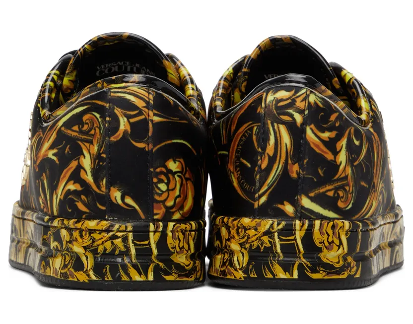 Versace Jeans Couture Black Court 88 Sneakers (E72VA3SK2EZS248) (2)