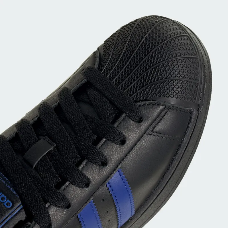 adidas Superstar II Core Black Semi Lucid Blue Cloud White (JR1632)