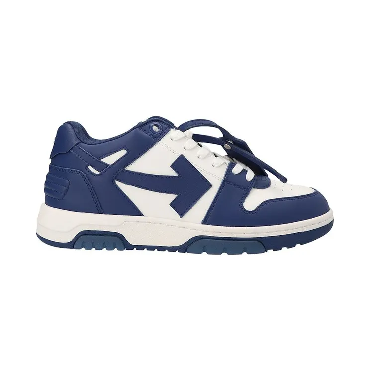 OFF-WHITE Out Of Office OOO Low Tops Dusty Blue White (OMIA189C99LEA0044201)