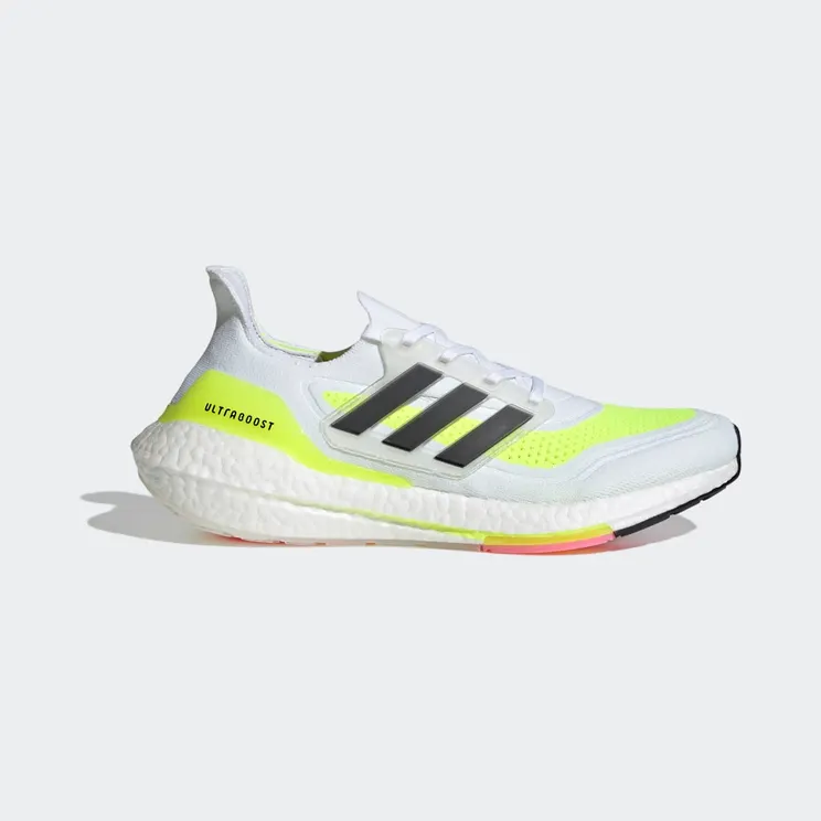 Adidas UltraBoost 21 ‘White Solar Yellow’ Cloud White/Core Black/Solar Yellow (FY0377)