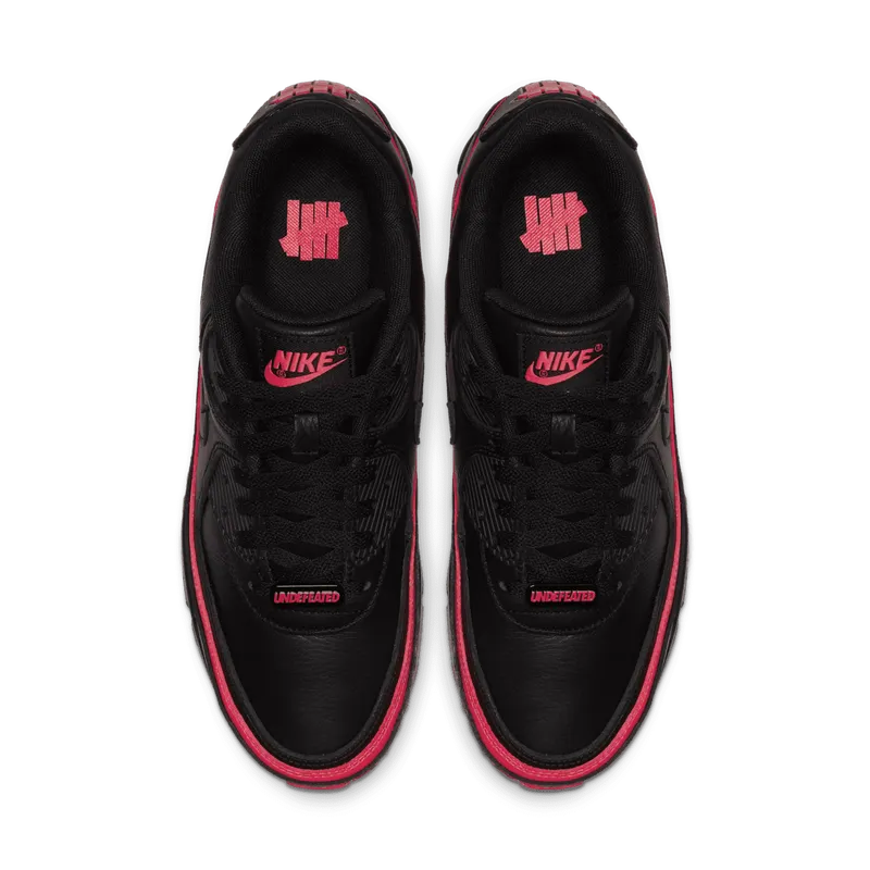 Nike x Undefeated Air Max 90 Black Red (2019) (CJ7197-003)