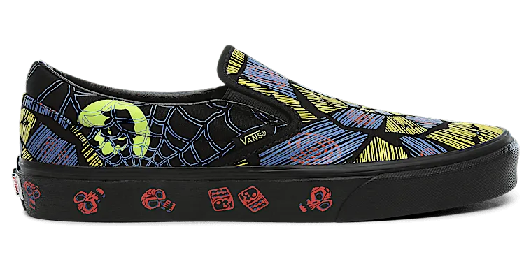 Vans The Nightmare Before Christmas x Classic Slip-On ‘Oogie Boogie’ Black/Multi (VN0A4BV3TA5)