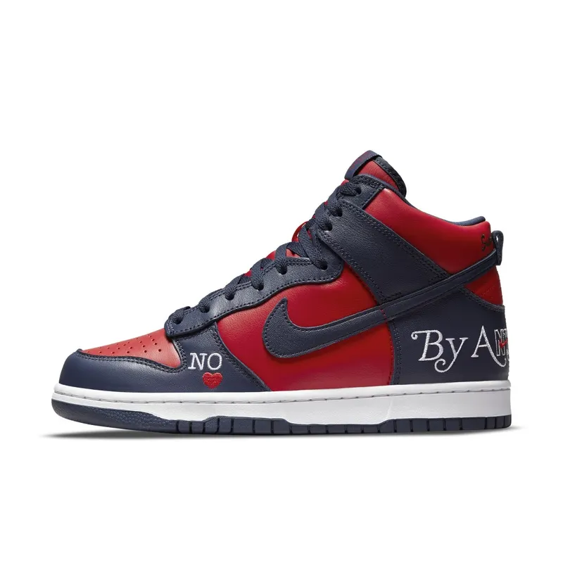 Nike x Supreme Dunk High Navy Red (DN3741-600)