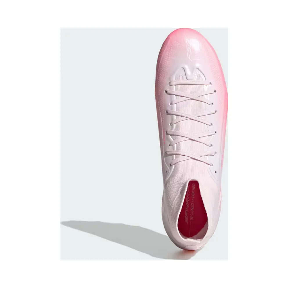 Adidas F50 Sparkfusion Pro Mid FG/MG Women Football Boots, Pink (IH4559)