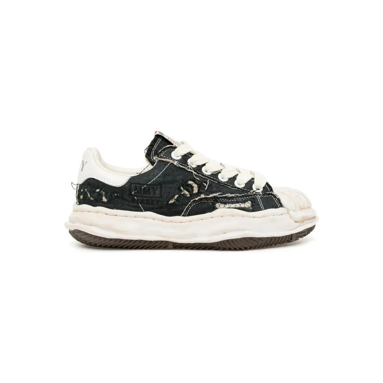Maison Mihara Yasuhiro Hank low-top “Black” (MHRSNW729BLXQBKX390)