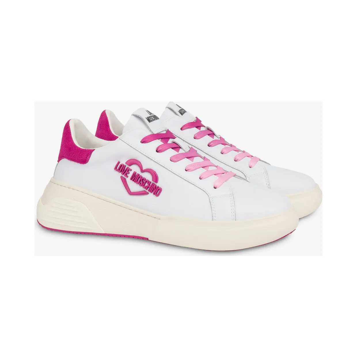 Moschino Sneaker Aus Kalbsleder Star Love (POLJA15105G1IIA310C)