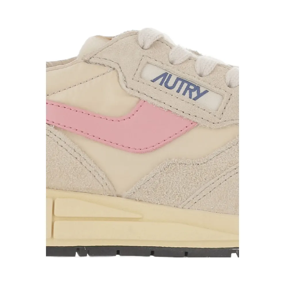 Autry Panelled Low-top “Neutrals/Pink” (WWLW UT61)