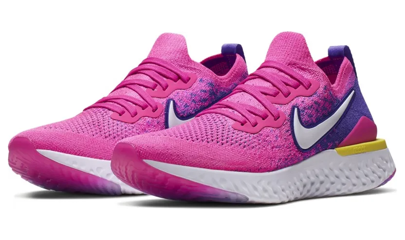 Nike Epic React Flyknit 2 Laser Fuchsia White (W)