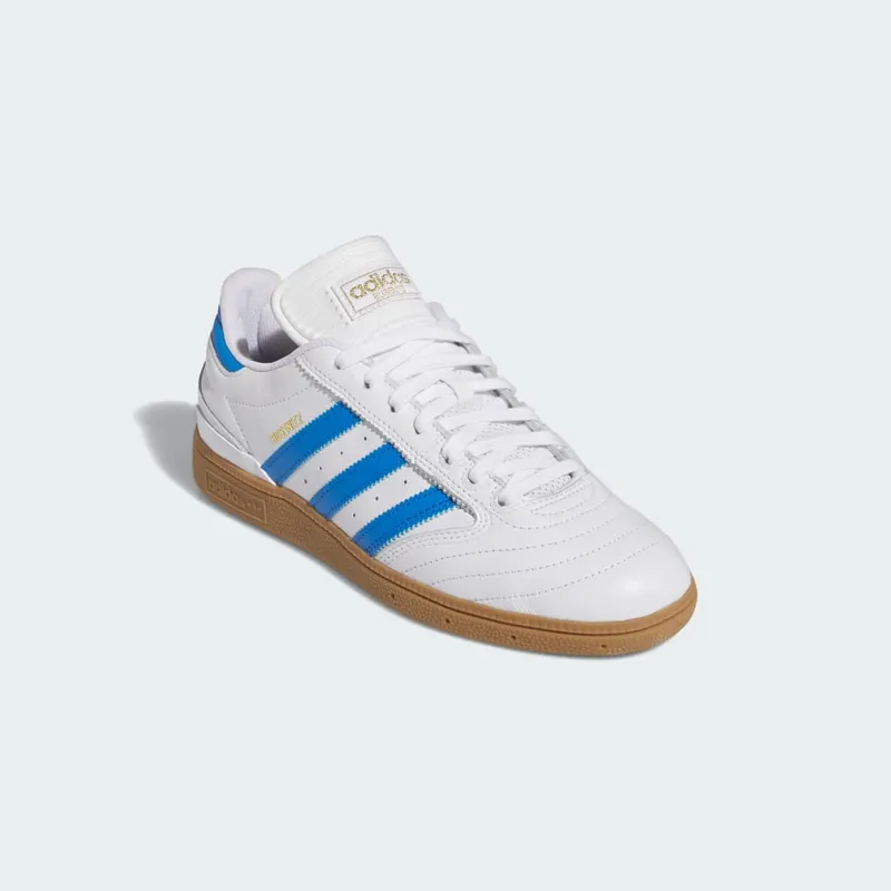 adidas Busenitz Shoes Cloud White / Blue Bird / Gold Metallic (IE3101)