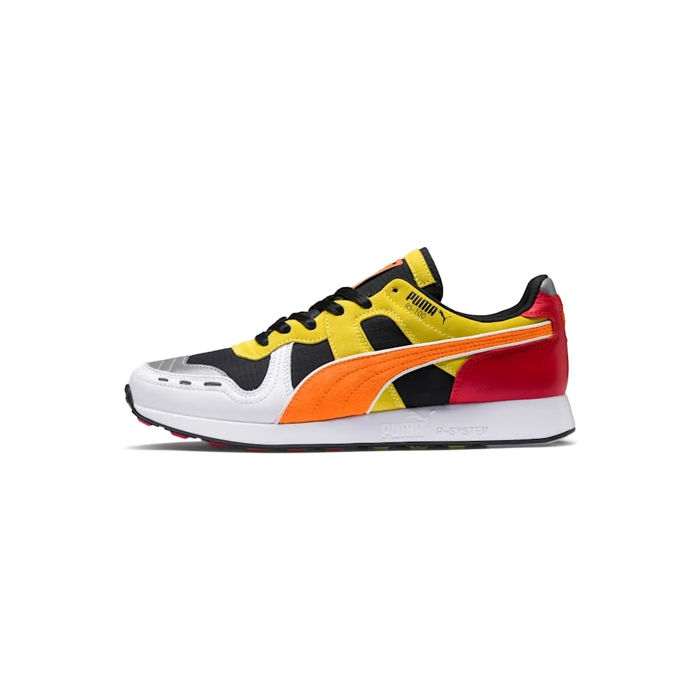 Puma RS-100 Roland Puma Black/Puma White-Vibrant Orange (368405-01)