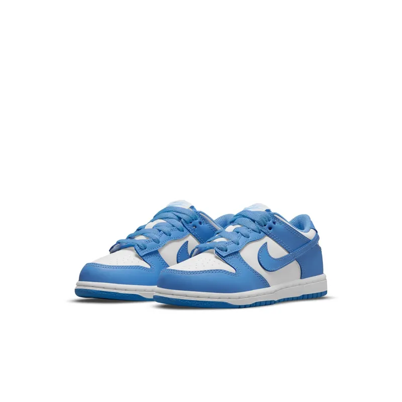 Nike Dunk Low University Blue (PS) (2021) – “White / University Blue / White” (CW1588-103)