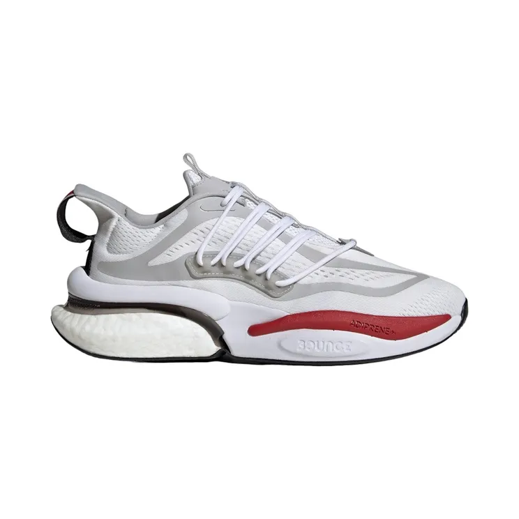 adidas Nebraska Alphaboost V1 Cloud White Grey Team Power Red (IE1032)