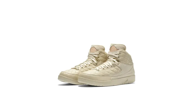 Jordan 2 Retro Just Don Beach (GS) Beach/Metallic Gold-University Red (839604-250)