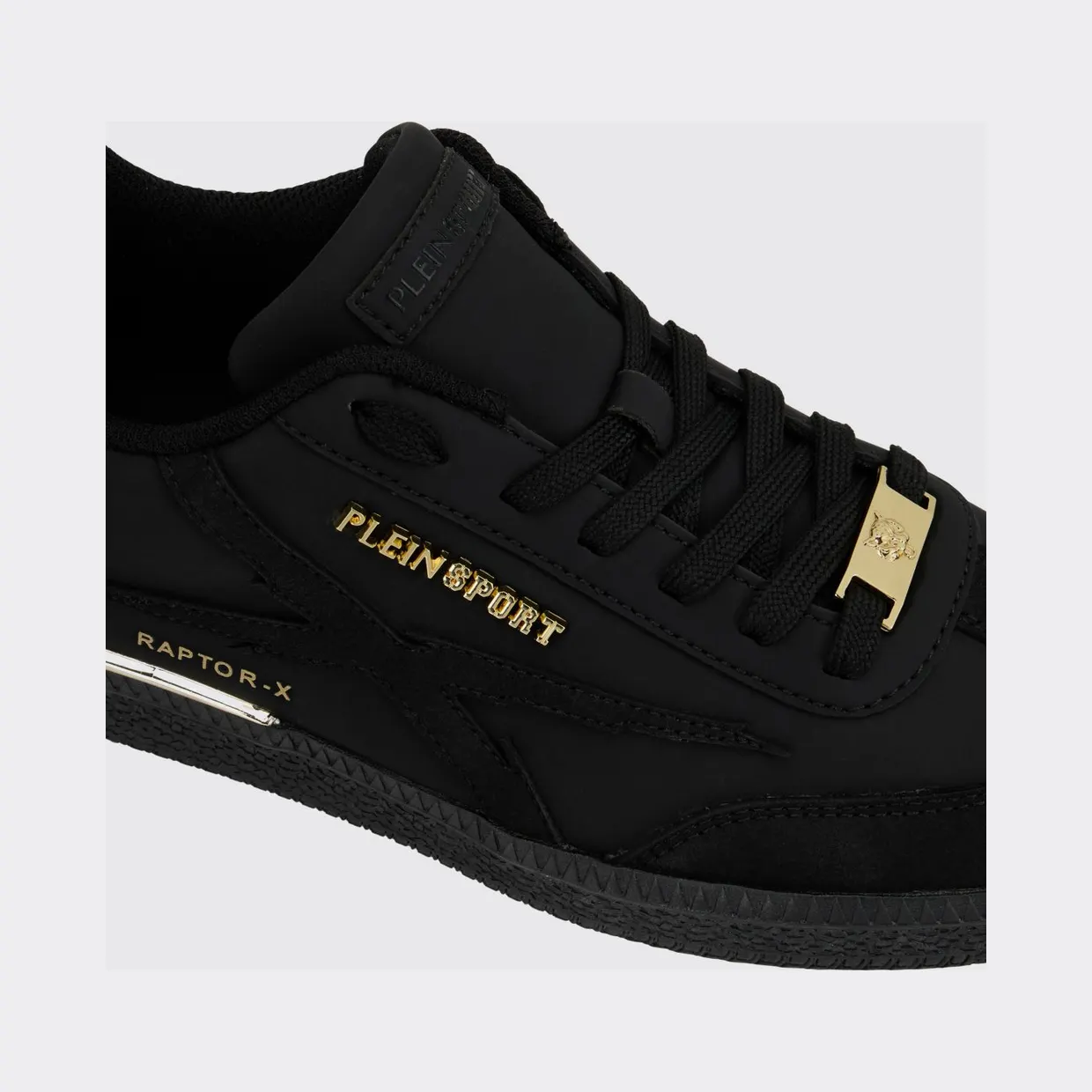 Plein Sport Raptor-X Leather Sneakers Black (SAFSUSC0936SLE004N0293) (3)