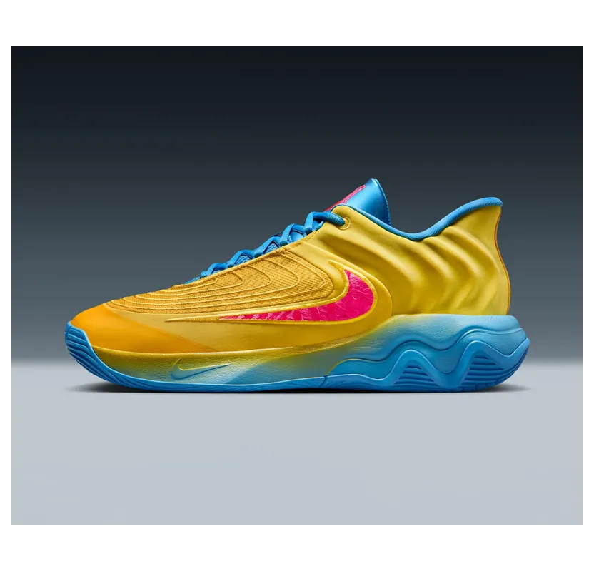 Nike Giannis Immortality 4 Lightning University Blue Barely Volt Hyper Pink (FQ3680-700)