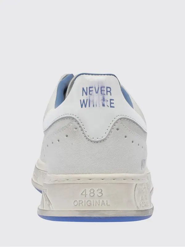 Premiata Quinn Leather Sneakers White 1 (QUINN6686) (3)