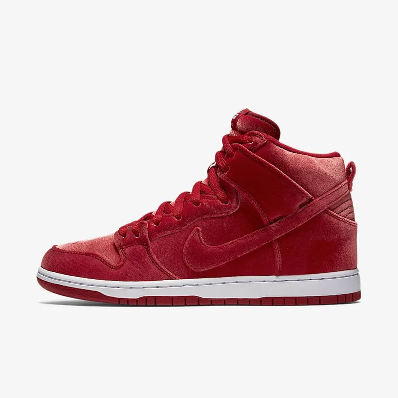 Nike Dunk SB High Red Velvet Gym Red/White/Gym Red (313171-661)
