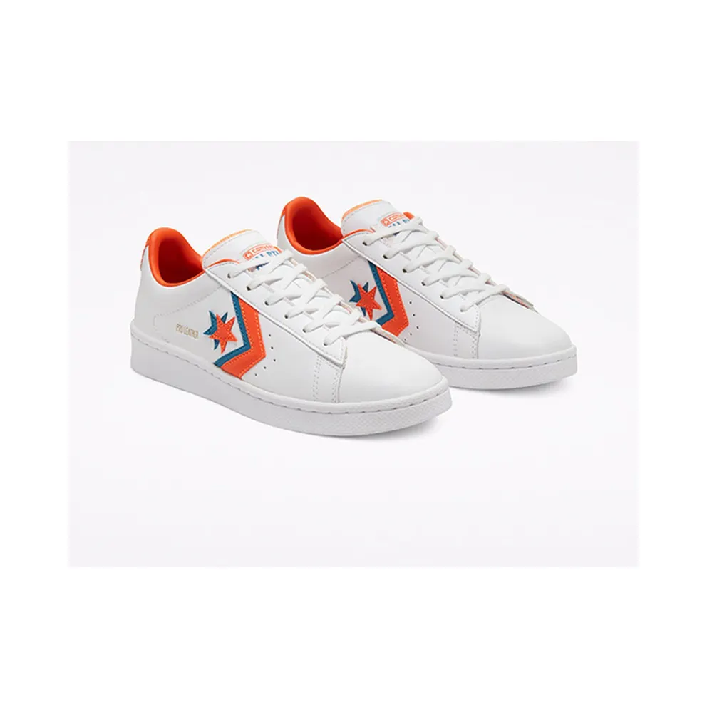 Converse Pro Leather Low ‘Sunblocked – Bold Mandarin’ White/Bold Mandarin (167853C)