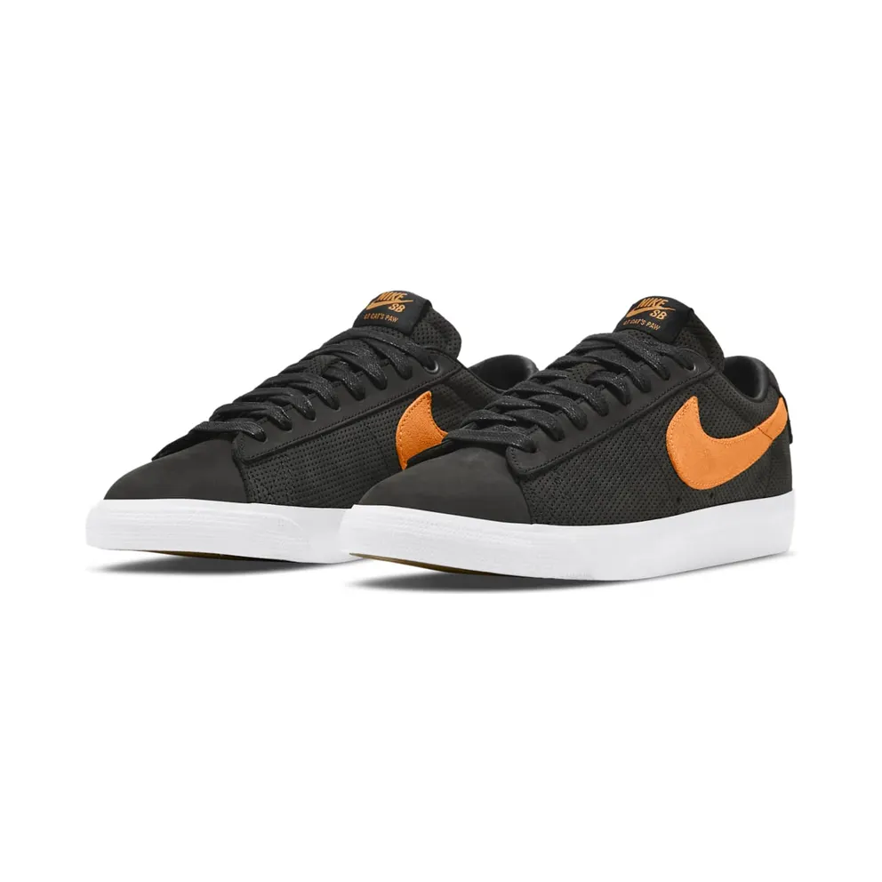 Nike SB Zoom Blazer Low GT Cats Paw Saloon Black/Vivid Orange-White (AV3028-001)