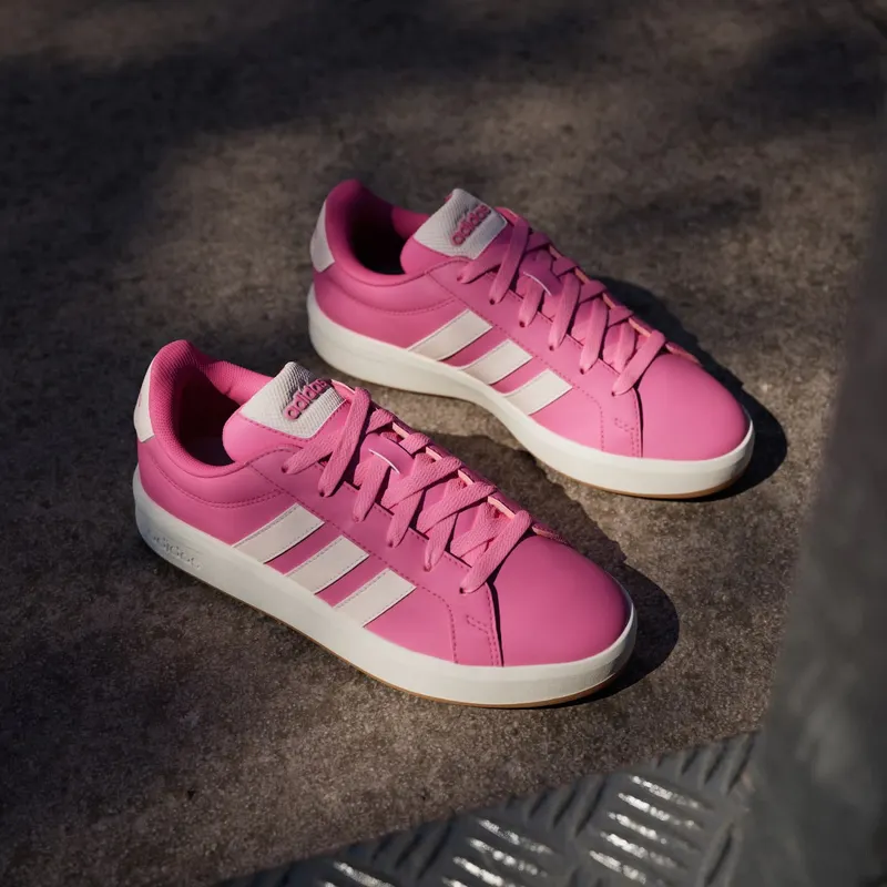 Adidas GRAND COURT 3.0 Shoes JUNIOR Pink Fusion / Wonder Quartz / Off White (HP3529)