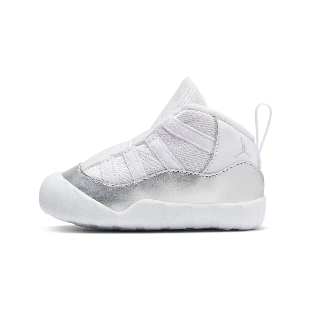 Jordan 11 Crib Bootie White Platinum (I)