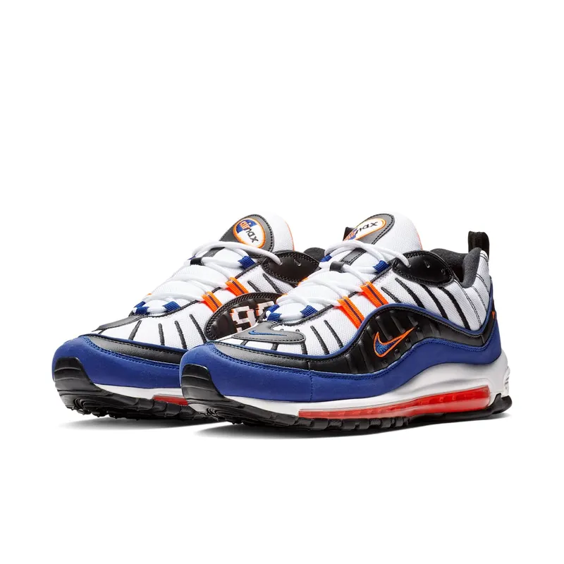 Nike Air Max 98 New York White/Deep Royal Blue-Total Orange-Black (CD1536-100)