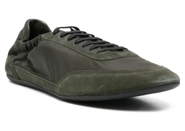 Prada Collapse Re-Nylon and Suede Elasticized “Green” (2EG479 F G001 D7C F0334) (4)