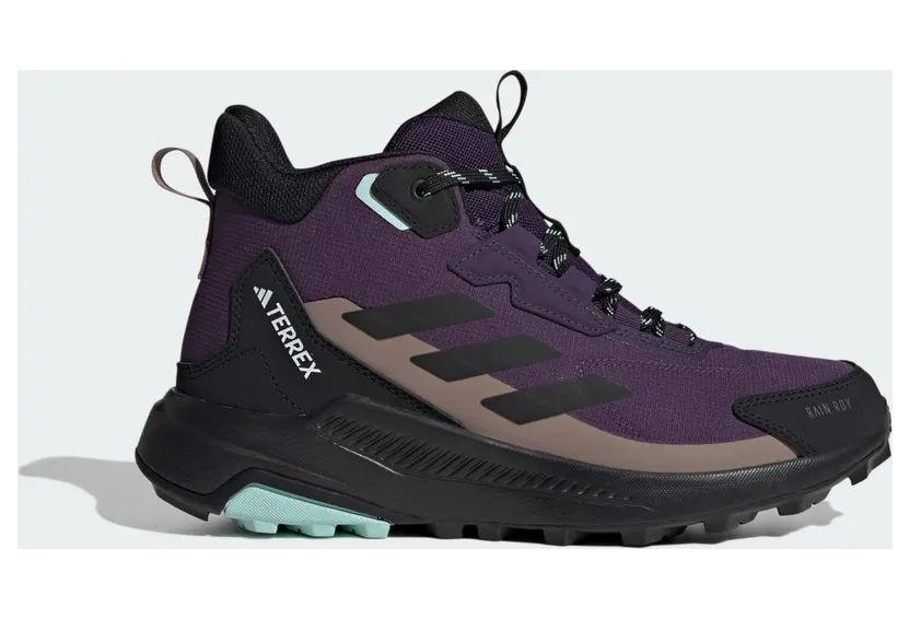 Adidas Terrex Anylander Mid RAIN.RDY Hiking Aurora Plum / Core Black / Trace Brown (JQ9966)