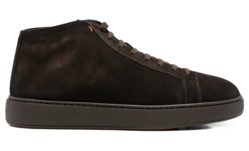 Santoni Clean Icon high-top “Brown” (MBCD22141SMOKAOL)