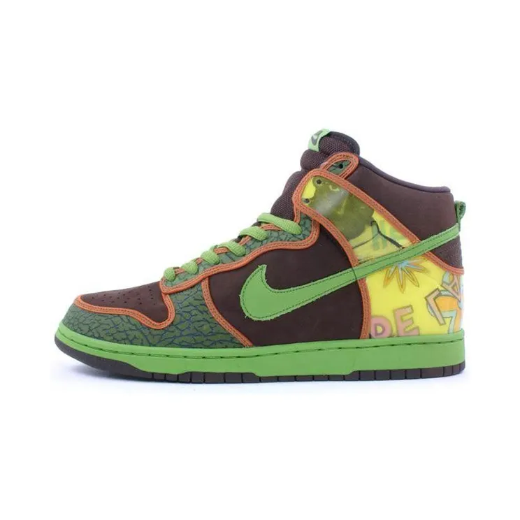 Nike Dunk High Pro SB ‘De La Soul’ Baroque Brown/Altitude Green (305050-231)