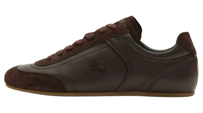 Burberry Leather Knight Runner “Moorhen Brown” (8126538)