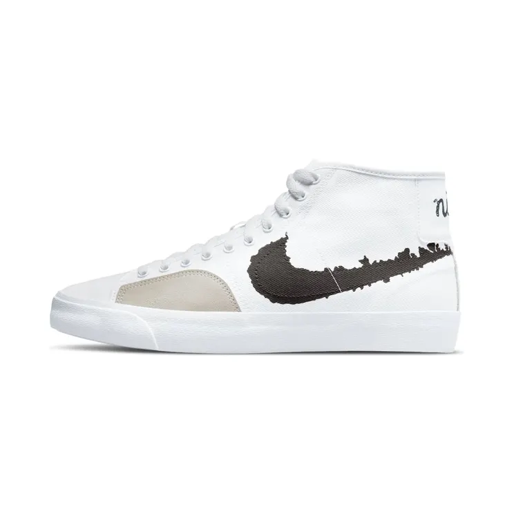 Nike SB Blazer Court Mid Premium “White / Black” (DM8553-100)