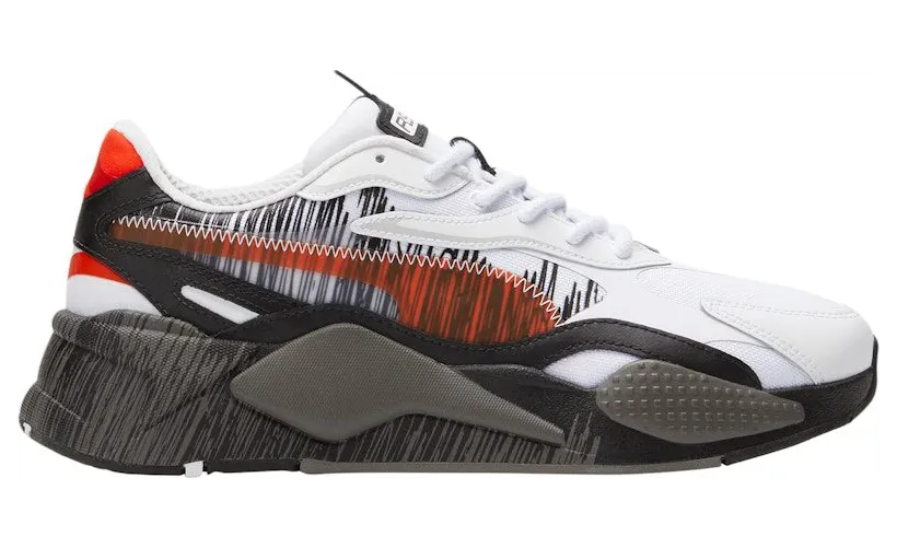 Puma RS-X3 Render White Black Red (386901-01)