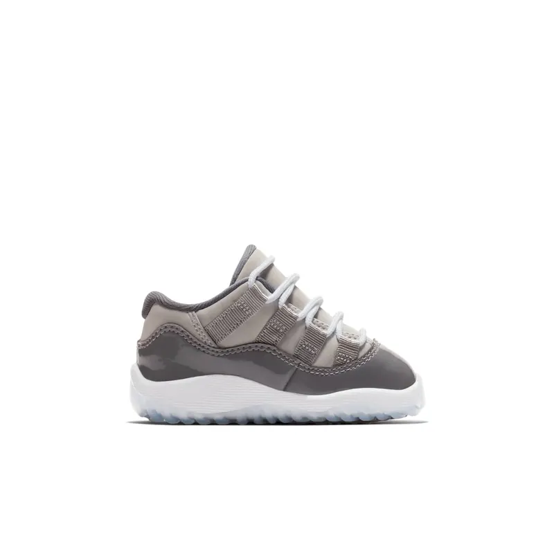 Jordan 11 Retro Low Cool Grey (TD) Medium Grey/White-Gunsmoke (505836-003)