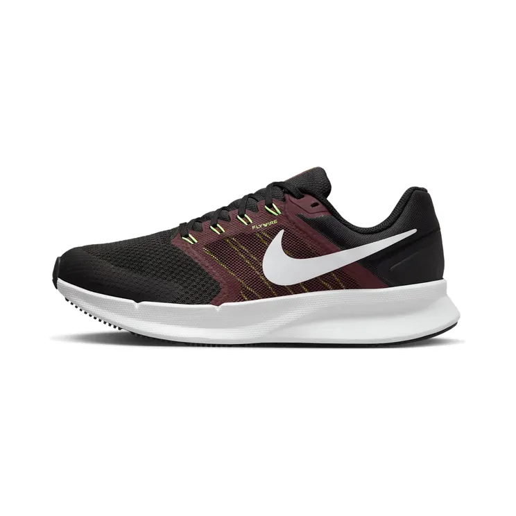 Nike Run Swift 3 Black Burgundy Crush Lime Blast Pure Platinum (DR2695-007)