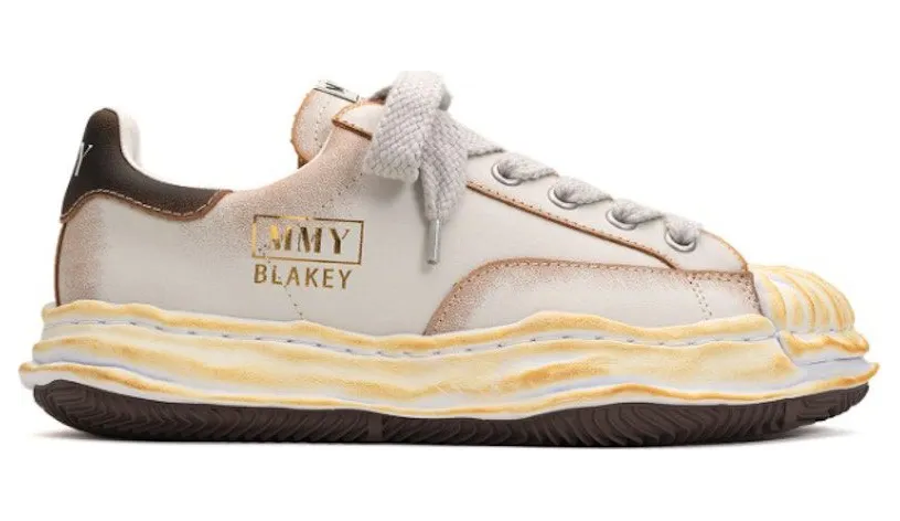 Maison Mihara Yasuhiro Blakey OG Sole Vegan Leather Low White (A11FW722-WHT)