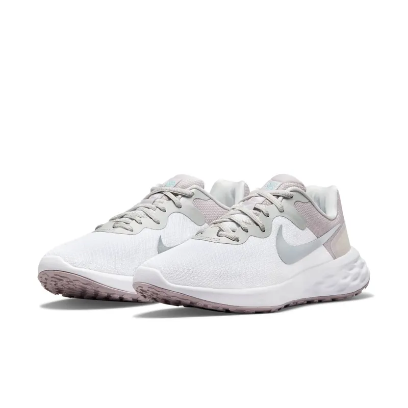 Nike Revolution 6 Next Nature Premium Road Running White 50% Sustainable Materials (DC9007-111)