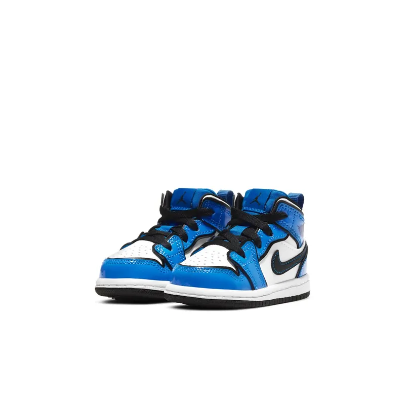Jordan 1 Mid Signal Blue (TD) Signal Blue/White-Black (BQ6933-402)