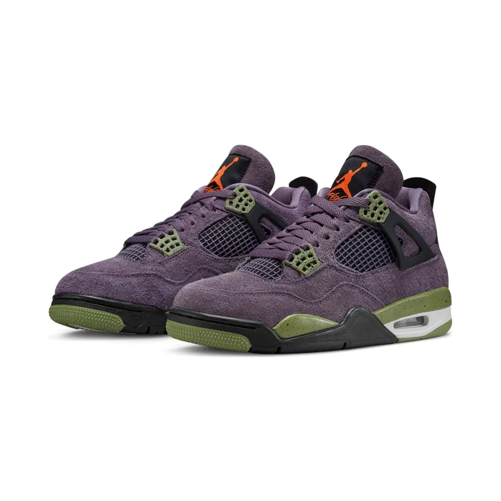 Air Jordan 4 Retro Canyon Purple/Alligator/Black/Safety Orange