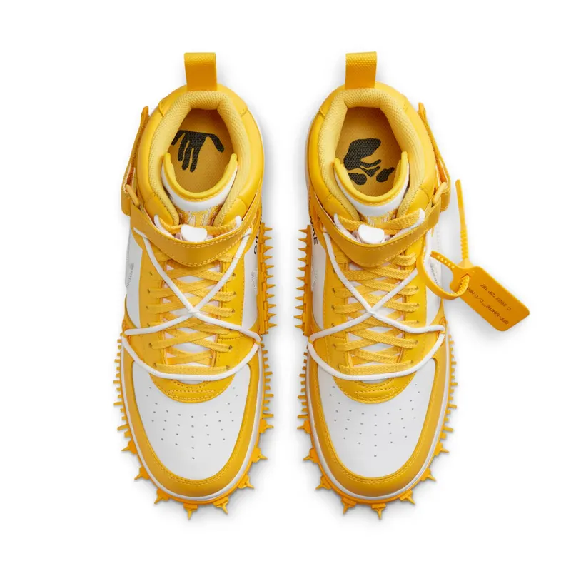Nike Air Force 1 Mid x Off-White ™ White/Varsity Maize/White (DR0500-101)