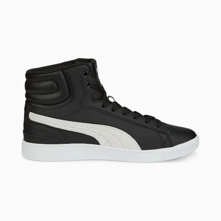 Puma Vikky v3 halfhoge leren Gold/Black/White (38761002)